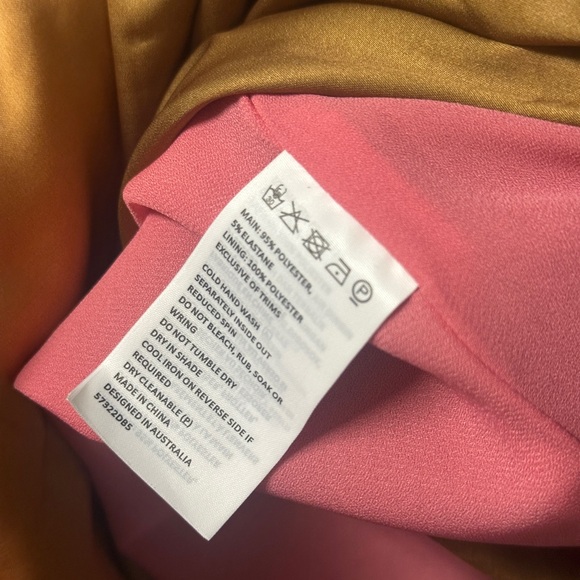 Bardot Womens Karlotta Pink Satin Back Tie Long Slip Dress XXL